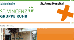 Desktop Screenshot of mobil.annahospital.aspr.de