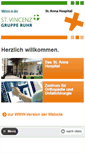 Mobile Screenshot of mobil.annahospital.aspr.de